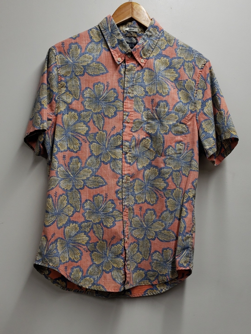 Reyn Spooner Tailored Tropical Short Sleeve Shirt Men's Medium Hawaiian Casual